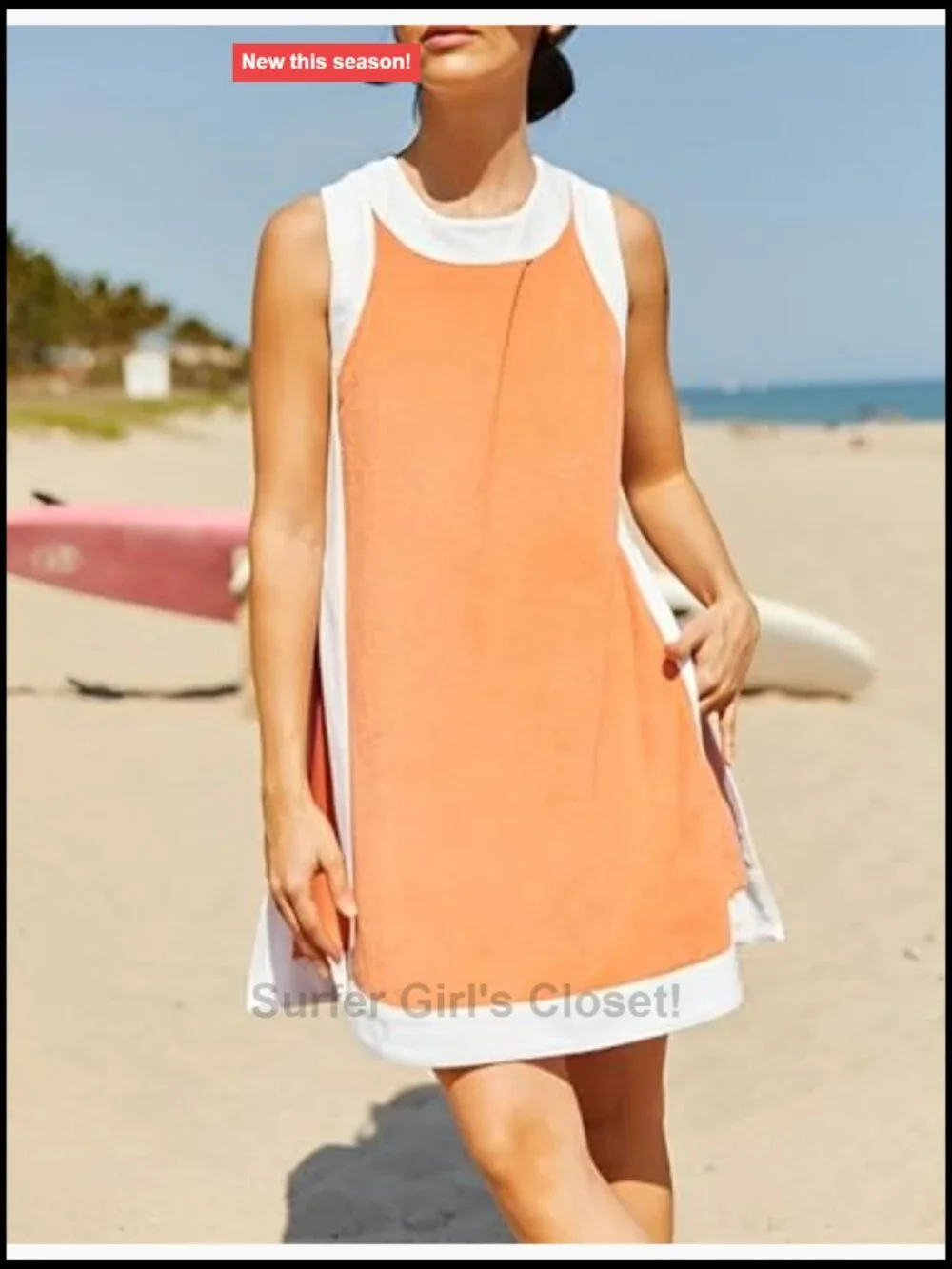 Women's 2 Piece Color Block Shorts Set Sleeveless Crewneck Lounge Outfit with